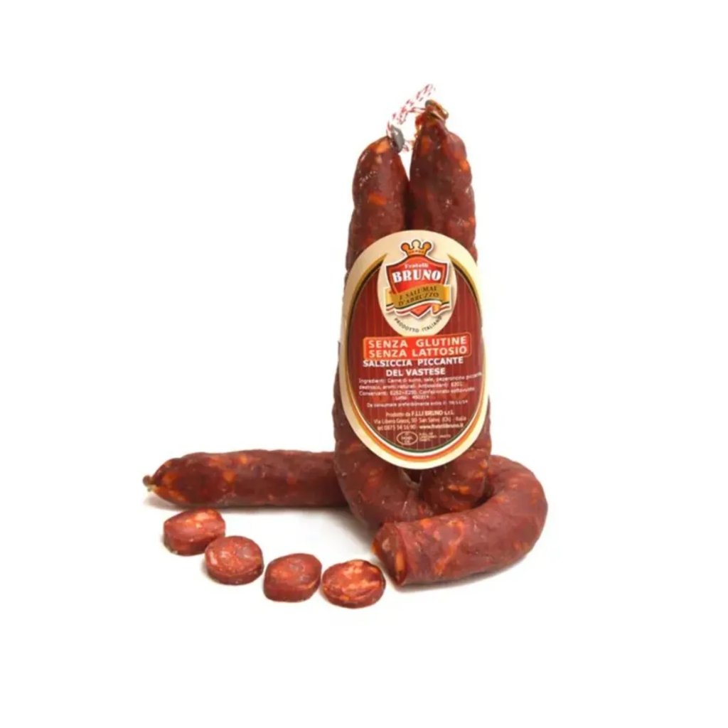 Saucisse sèche du terroir Vastese au piment fort