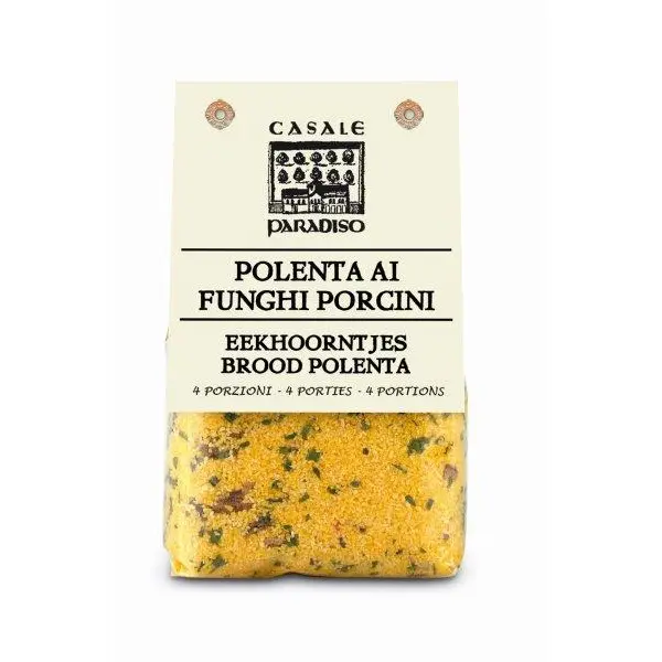 Polenta "al funghi porcini" casale paradiso
