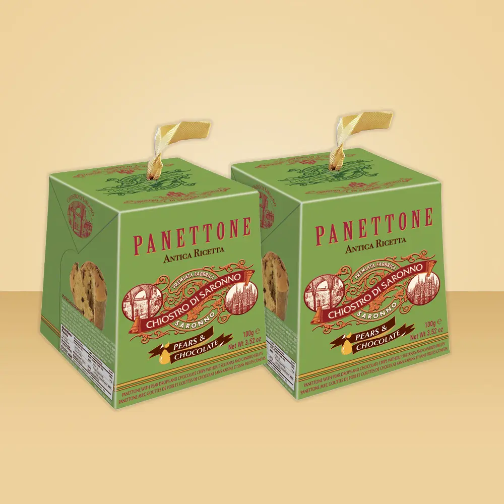Panettone Chiostro di Saronno 100gr - Poire-Chocolat