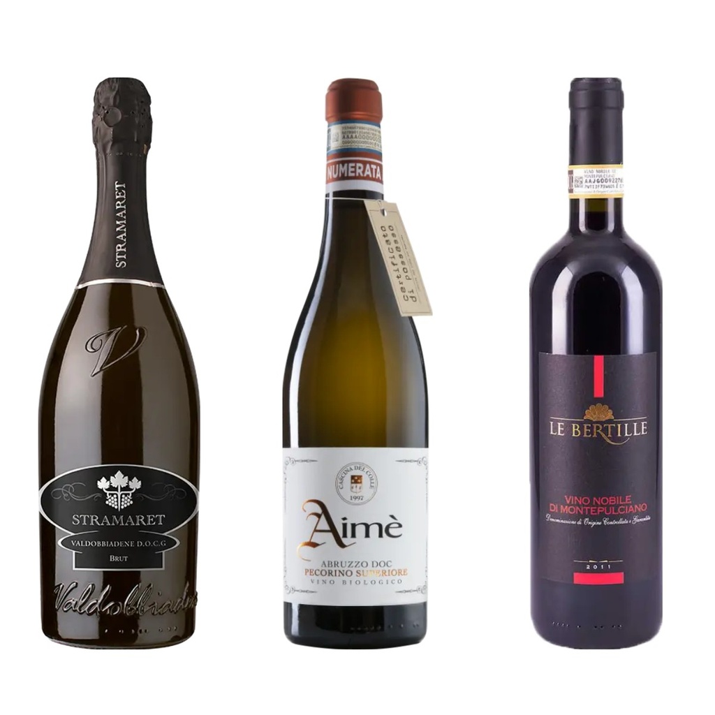 Italian journey gift box - 3 wines