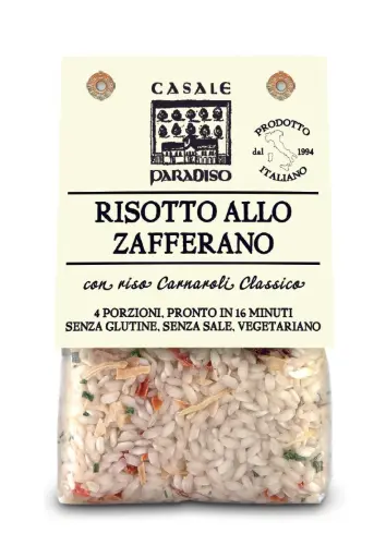 Risotto "al zafferano" casale paradiso