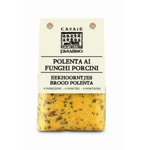 Polenta "al funghi porcini" casale paradiso