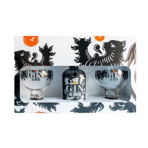 Pack Gin de Binche 35cl / 2 verres