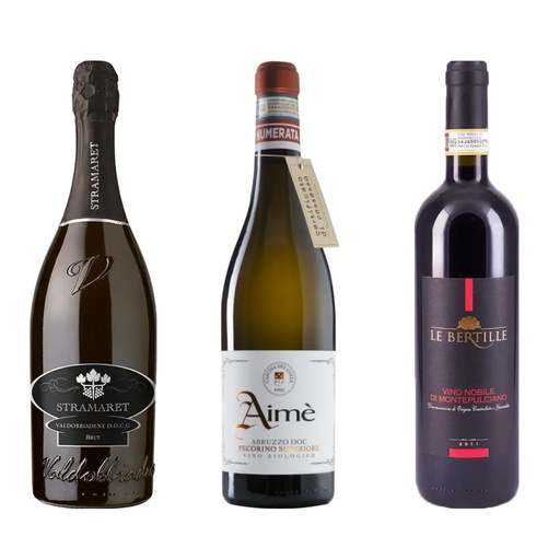 Coffret Voyage en Italie - 3 vins
